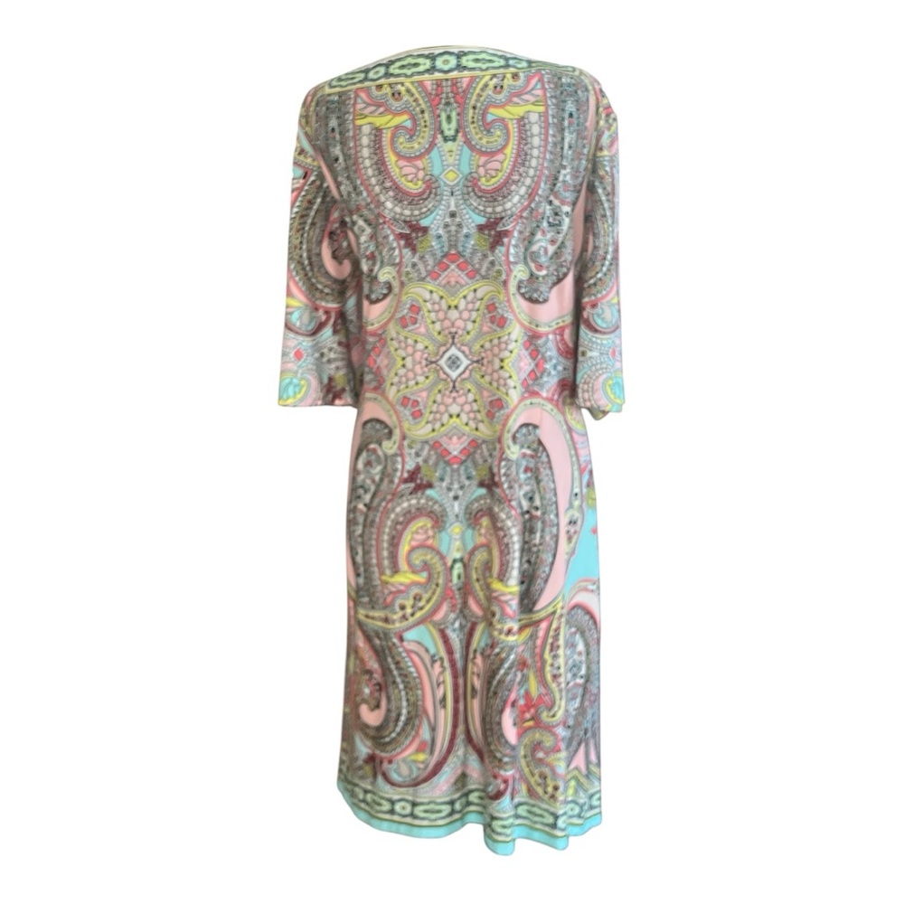 Studio One Colorful Paisley Print Dress Women’s Size 22 - Picture 2 of 6